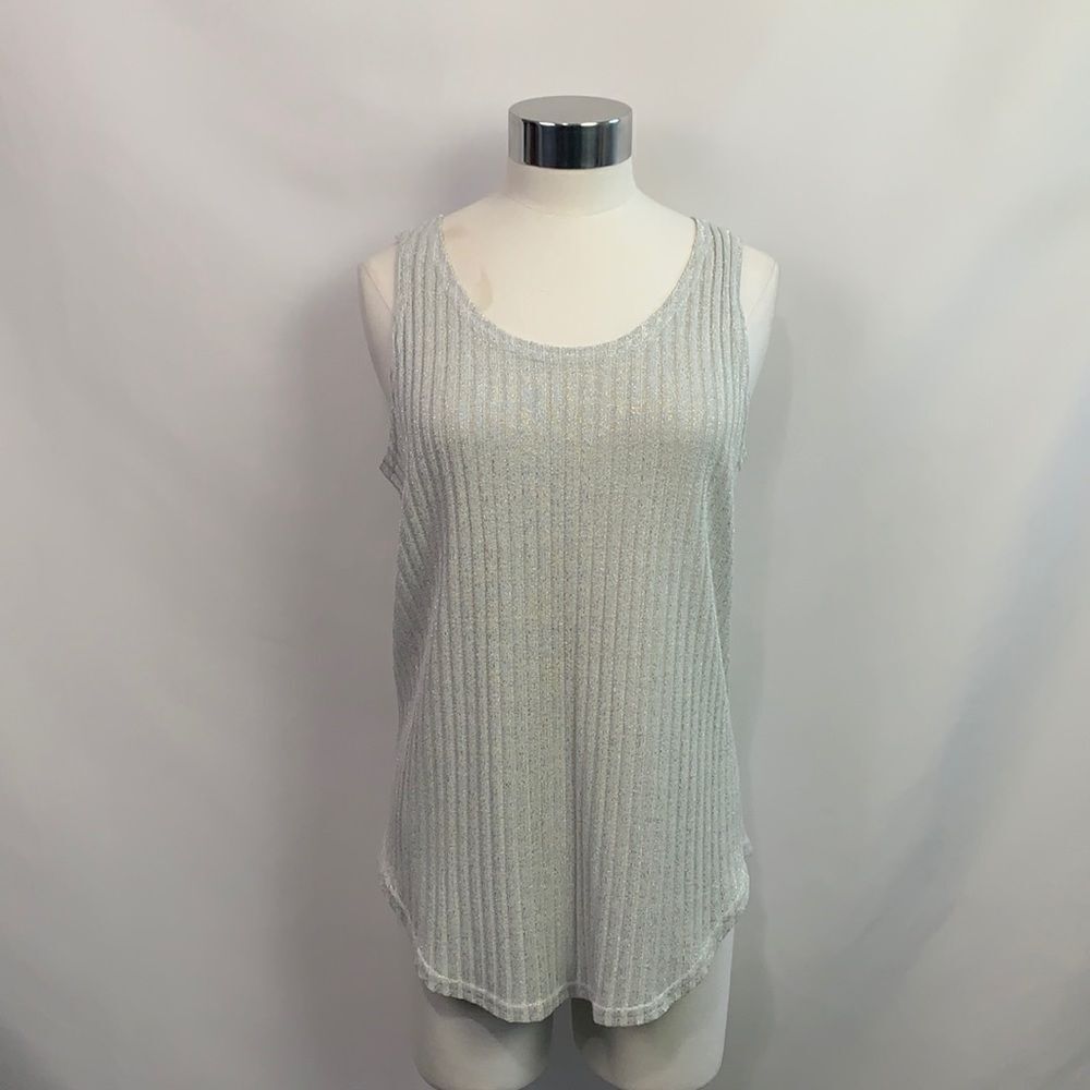 Cache Silvershimmer Knit Shell - image 1